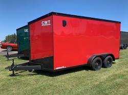 2026 Custom Covered Wagon Enclosed 7x14 Tandem