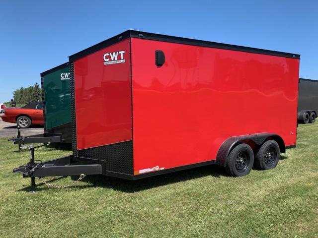 2026 Custom Covered Wagon Enclosed 7x14 Tandem